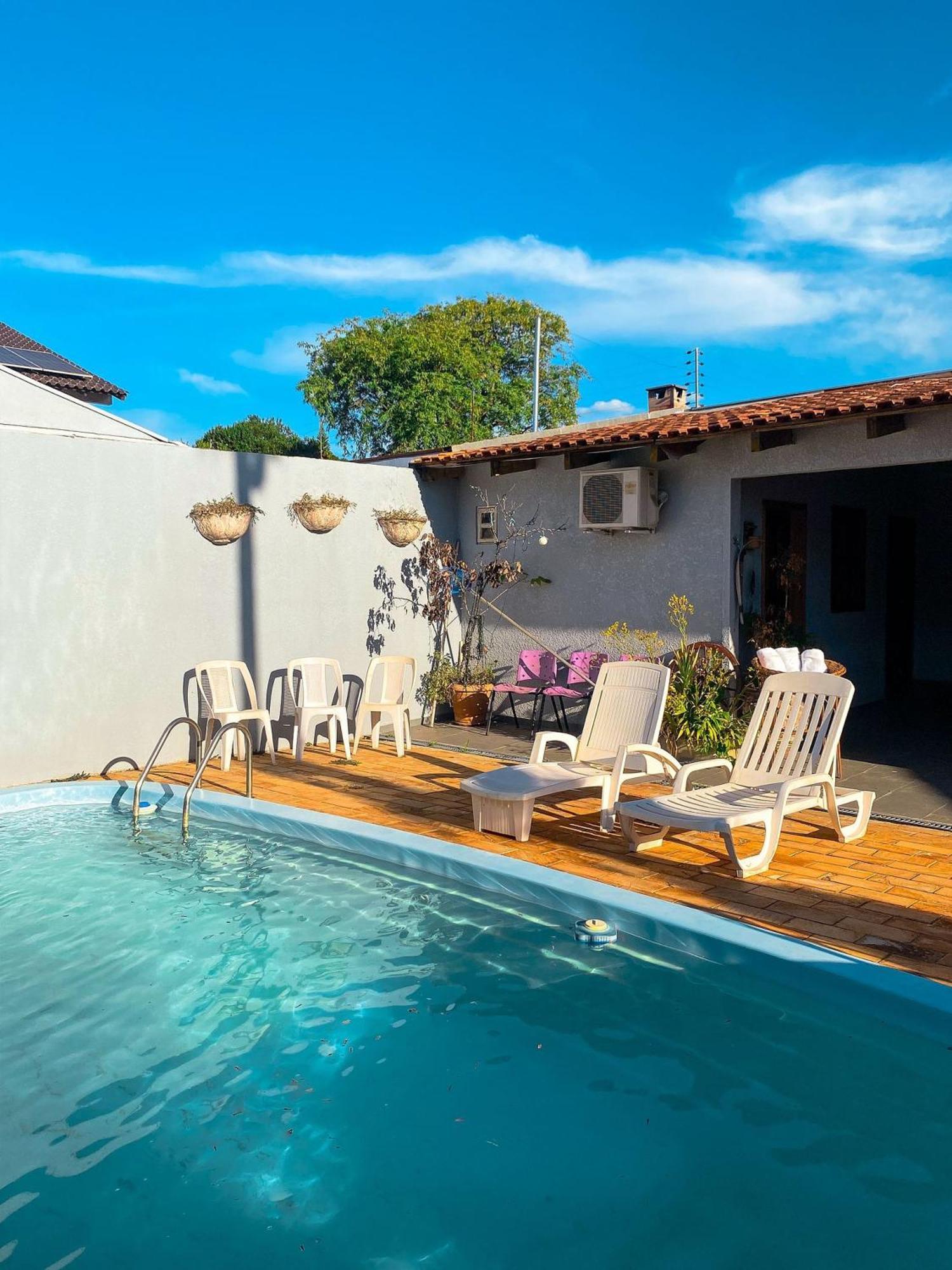 Casa Com 3 Suites E 1Quarto Piscina Ar Para 10 Hospedes Фос-ду-Іґуасу Екстер'єр фото